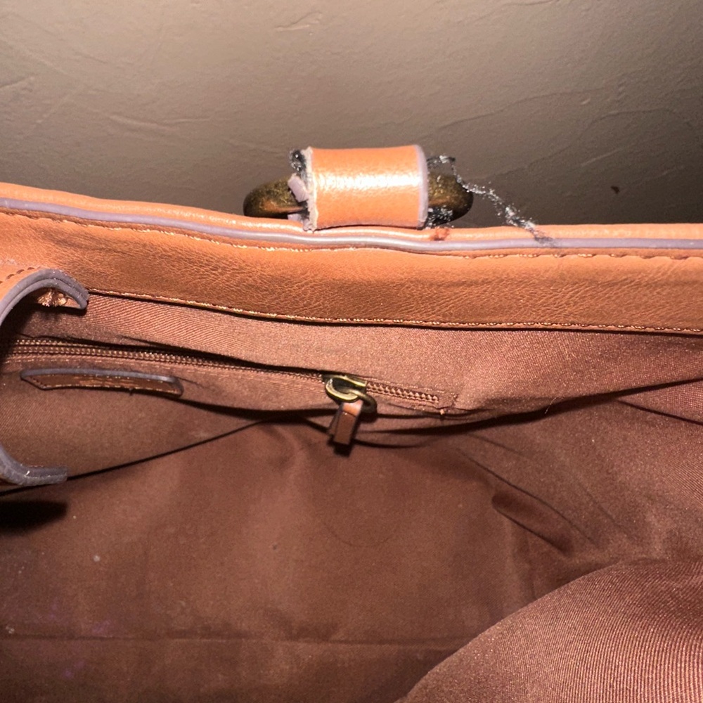 FRYE AND CO. Brown Embossed Tote Bag - Picture 6 of 11